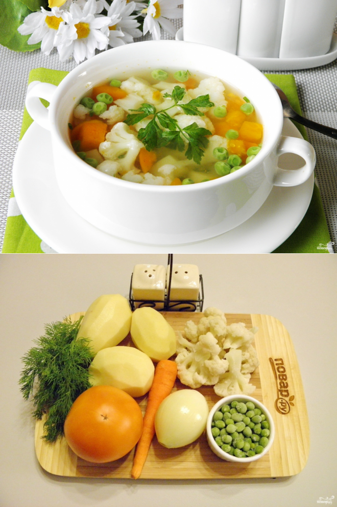 Суп На Овощном Бульоне Диета Рецепты